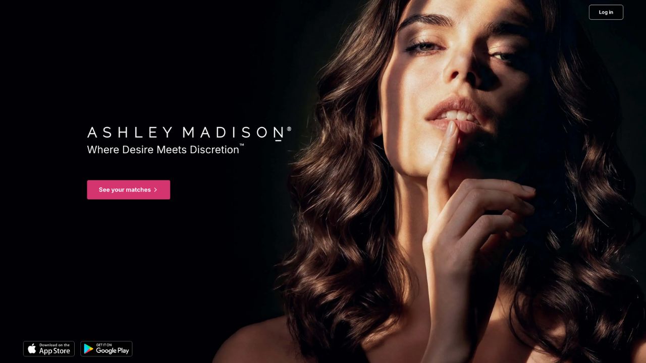AshleyMadison main page