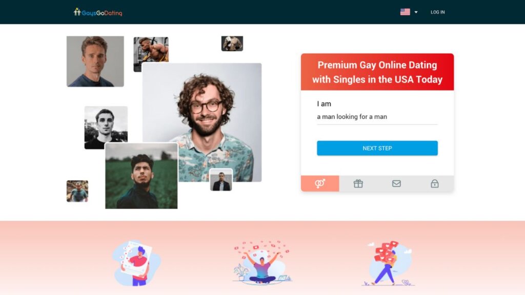GaysGoDating main page